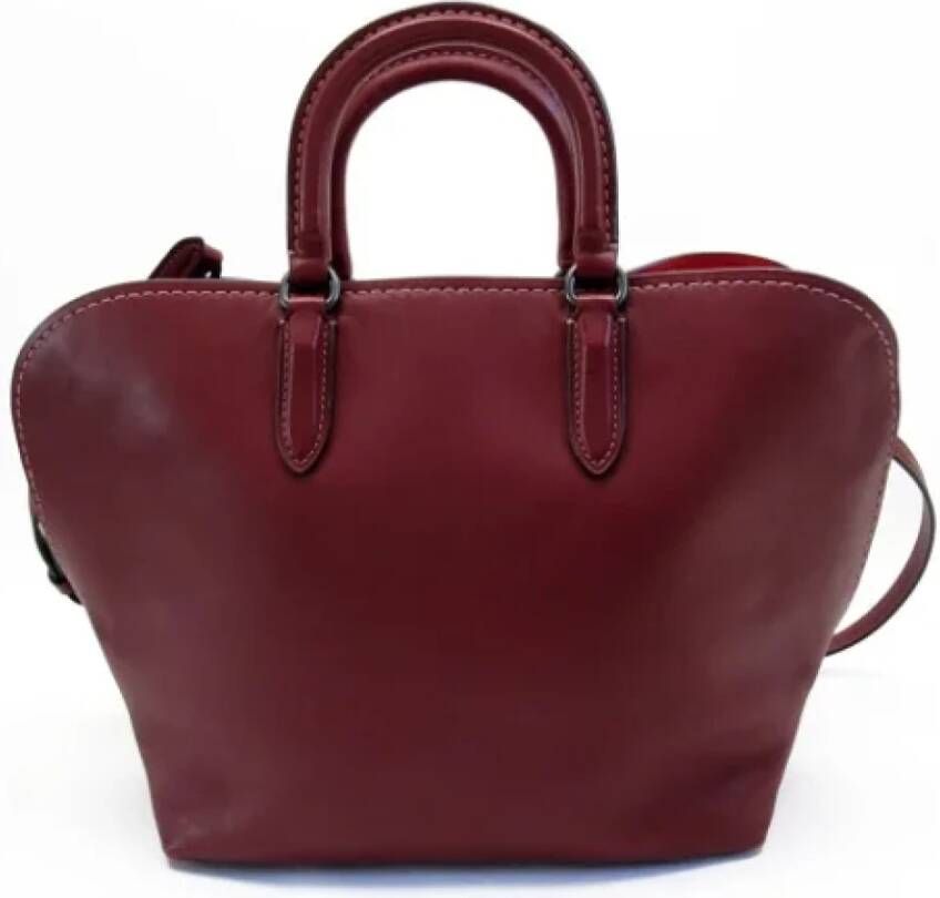 Coach Pre-owned Leather handbags Rood Dames