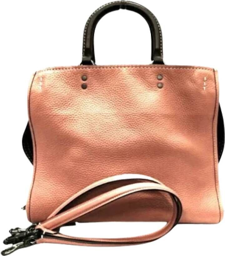 Coach Pre-owned Leather handbags Roze Dames