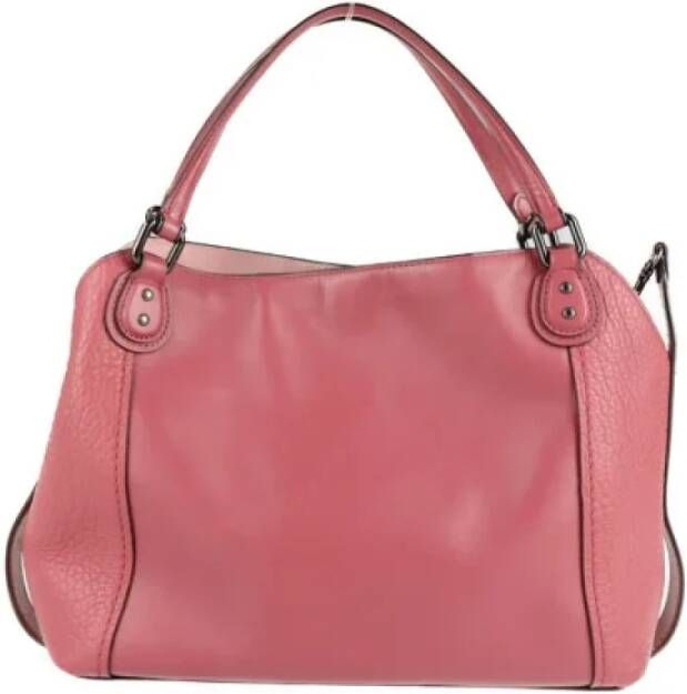 Coach Pre-owned Leather handbags Roze Dames
