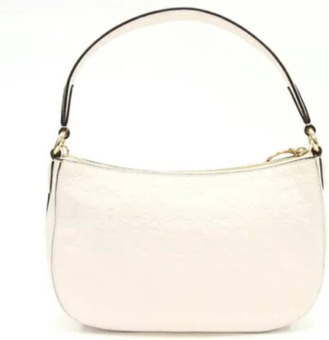 Coach Pre-owned Leather handbags White Dames