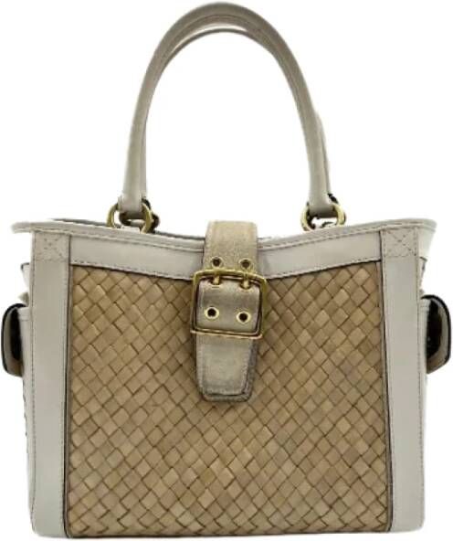 Coach Pre-owned Leather handbags Wit Dames