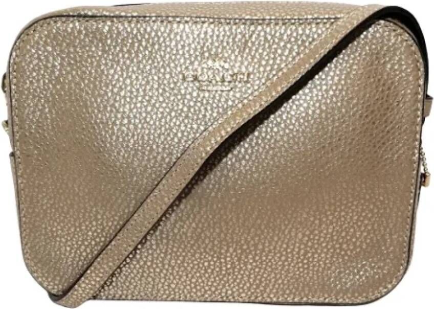 Coach Pre-owned Leather shoppers Geel Dames