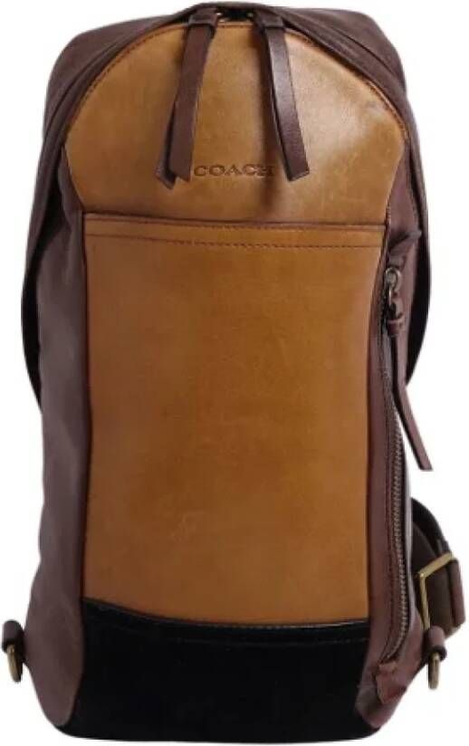 Coach Pre-owned Leather shoulder-bags Bruin Dames