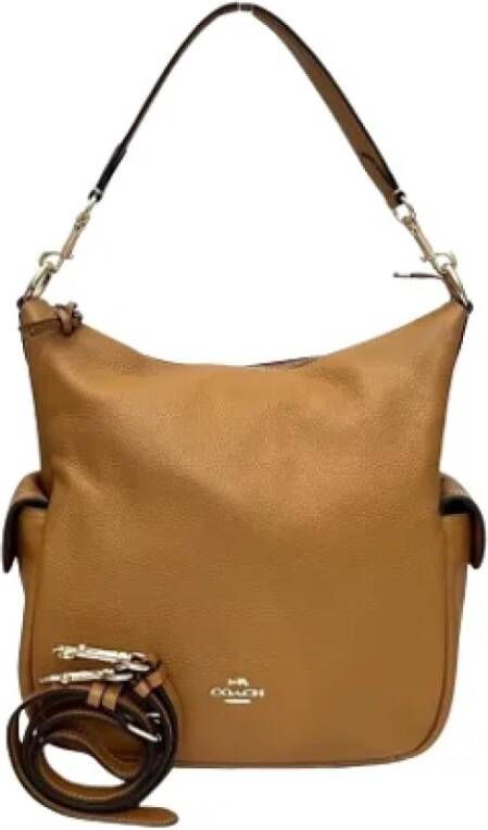 Coach Pre-owned Leather shoulder-bags Bruin Unisex