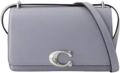 Coach Pre-owned Leather shoulder-bags Gray Dames