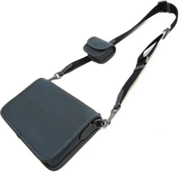 Coach Pre-owned Leather shoulder-bags Grijs Dames