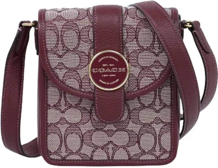 Coach Pre-owned Leather shoulder-bags Rood Dames