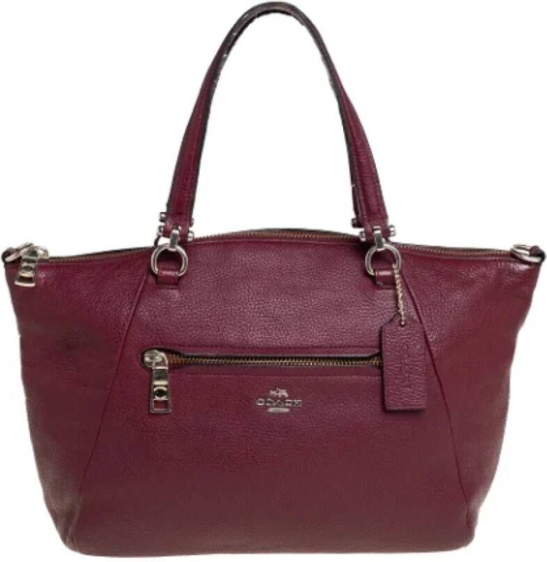 Coach Pre-owned Leather shoulder-bags Rood Dames
