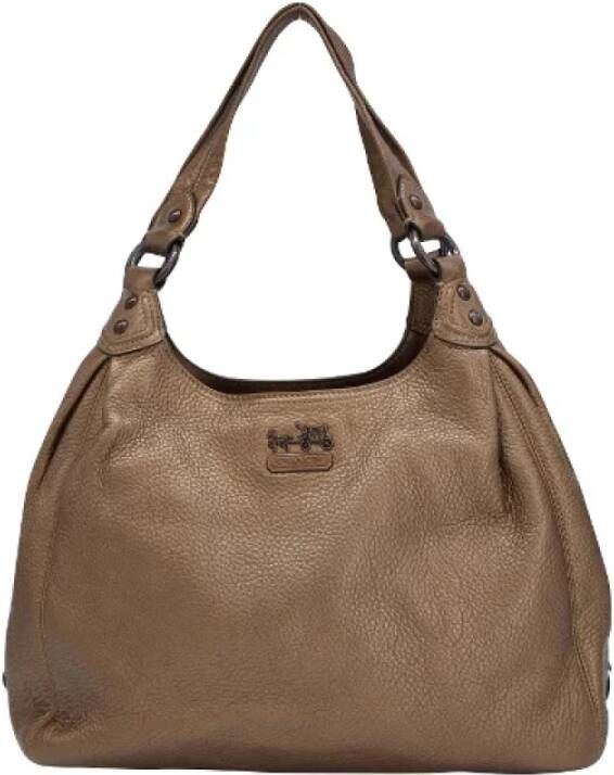 Coach Pre-owned Leather totes Bruin Dames