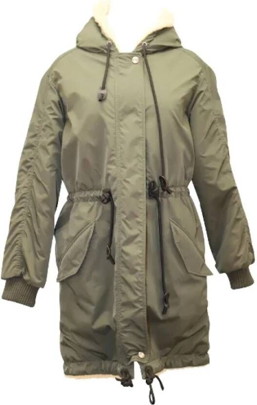 Coach Pre-owned Polyester outerwear Groen Dames