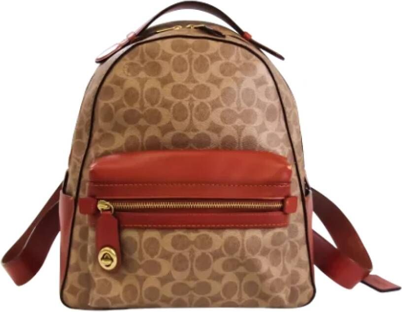 Coach Pre-owned Pre-owned Canvas backpacks Bruin Dames