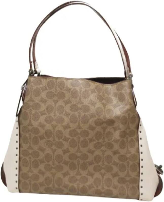 Coach Pre-owned Pre-owned Canvas handbags Beige Dames