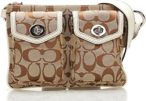 Coach Pre-owned Pre-owned Canvas shoulder-bags Beige Dames