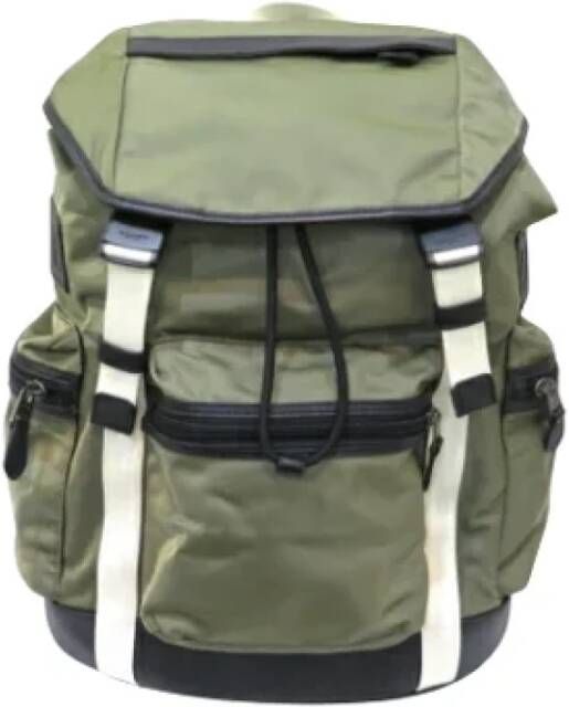 Coach Pre-owned Pre-owned Fabric backpacks Groen Dames
