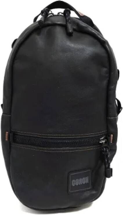Coach Pre-owned Pre-owned Leather backpacks Zwart Dames