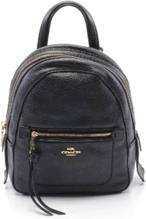 Coach Pre-owned Pre-owned Leather backpacks Zwart Dames