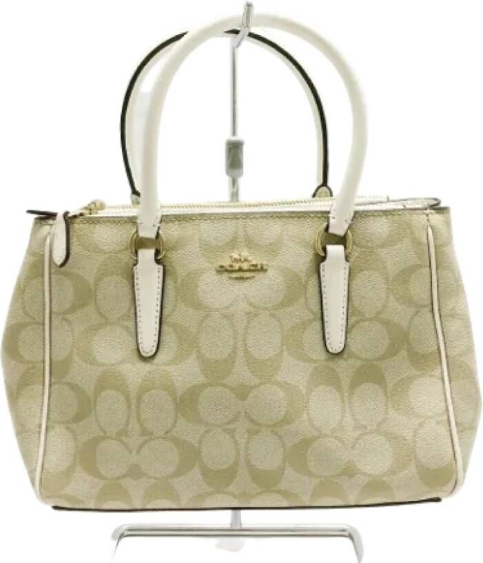 Coach Pre-owned Pre-owned Leather handbags Beige Dames