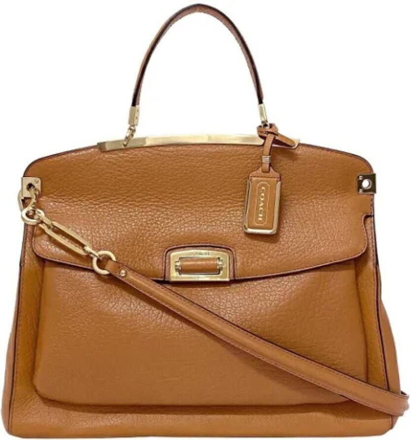 Coach Pre-owned Leather handbags Bruin Dames