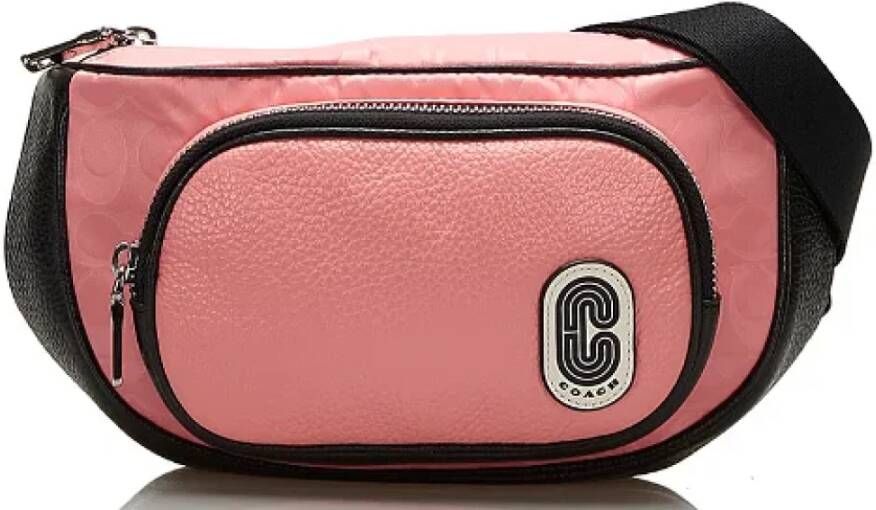Coach Pre-owned Leather handbags Roze Dames