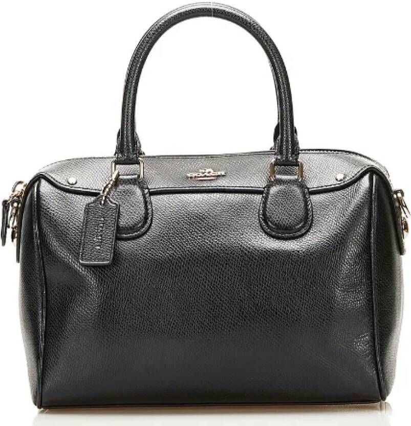 Coach Pre-owned Pre-owned Leather handbags Zwart Dames
