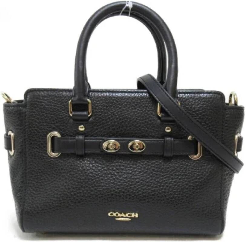 Coach Pre-owned Pre-owned Leather handbags Zwart Dames