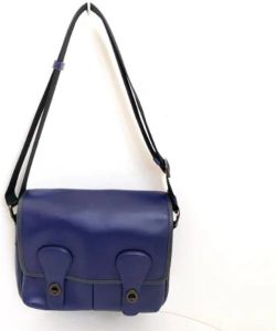 Coach Pre-owned Pre-owned Leather shoulder-bags Blauw Dames