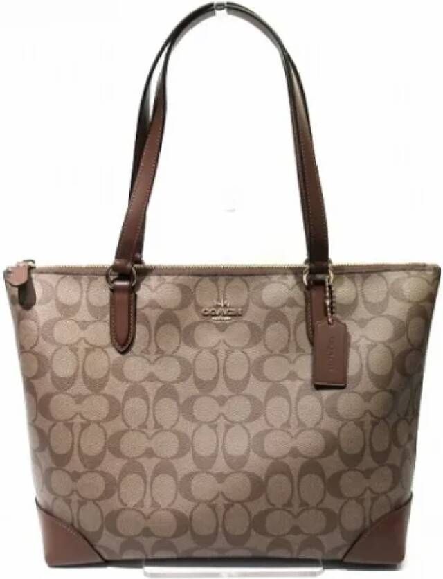 Coach Pre-owned Pre-owned Leather shoulder-bags Bruin Dames