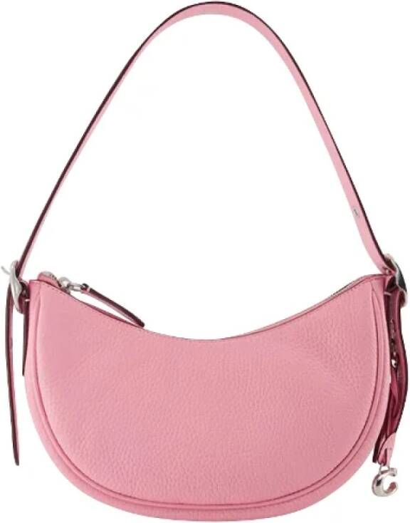 Coach Pre-owned Pre-owned Leather shoulder-bags Roze Dames