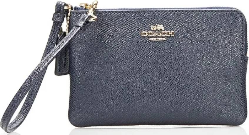 Coach Pre-owned Leather wallets Zwart Dames