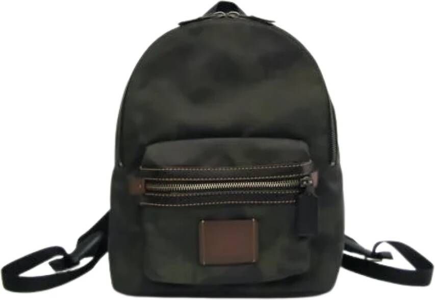Coach Pre-owned Nylon backpacks Zwart Dames