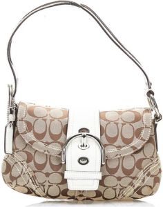 Coach Pre-owned Pre-owned Shoulder Bags Beige Dames
