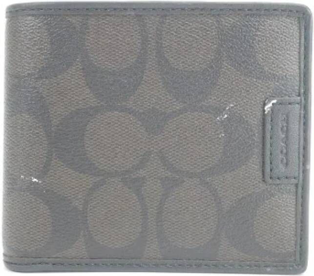 Coach Pre-owned Voldoende stoffen portefeuilles Bruin Dames