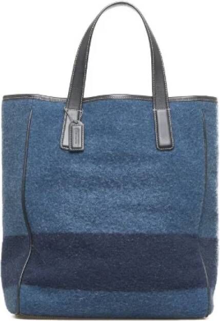 Coach Pre-owned Wool totes Blauw Dames