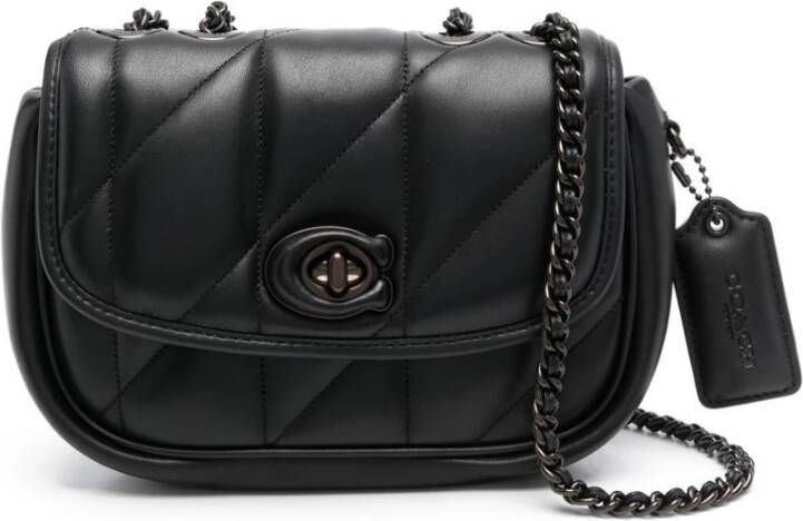 Coach Crossbody bags Quilted Pillow Madison Shoulder Bag in zwart
