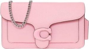 Coach Clutches Polished Pebble Tabby Chain Clutch in pink