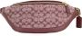 Coach Handtekening Canvas Heuptas Warren Wijn Pink Dames - Thumbnail 1