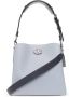 Coach Crossbody bags Colorblock Leather Willow Bucket in blauw - Thumbnail 1