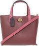 Coach Totes Colorblock Leather Willow Tote 24 in rood - Thumbnail 1