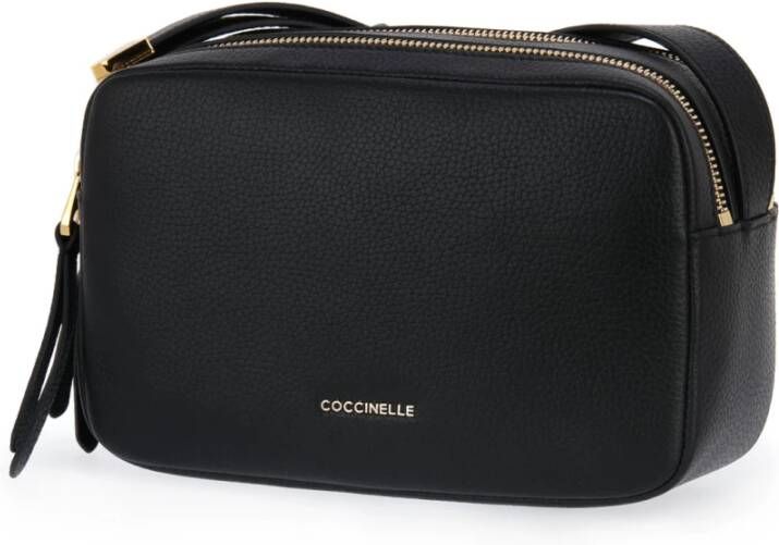 Coccinelle Moderne zwarte tassen met veelzijdige stijl Black Dames