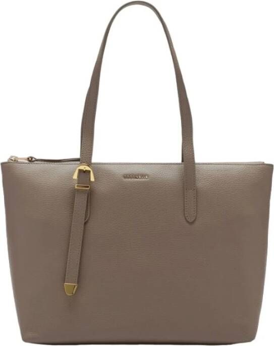 Coccinelle Shoppers Gleen Taupe Leder Shopper E1N15110301N5 in taupe