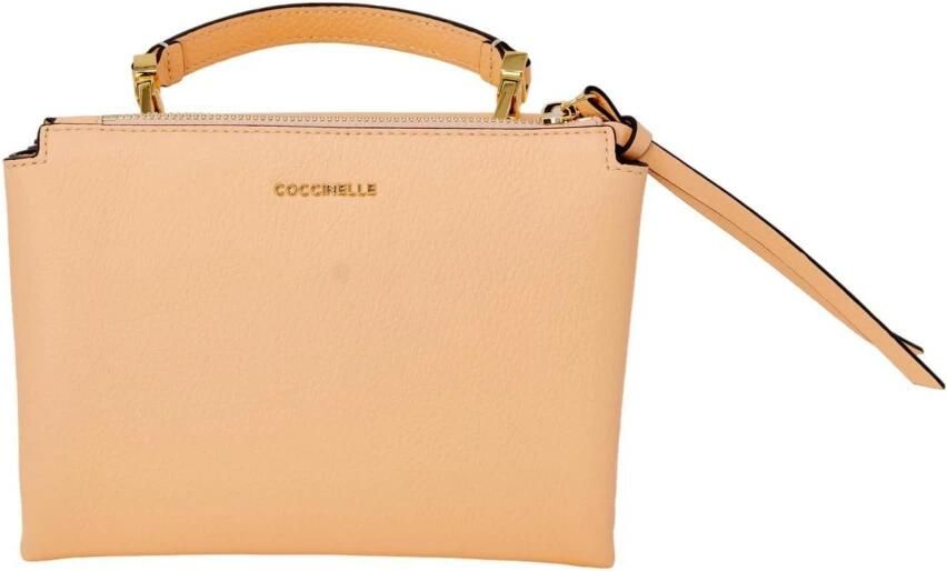 Coccinelle Iconische Metalen Sluiting Crossbody Tas Orange Dames - Foto 3