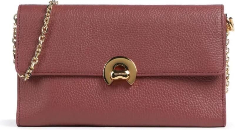 Coccinelle Bruine leren crossbodytas Brown Dames