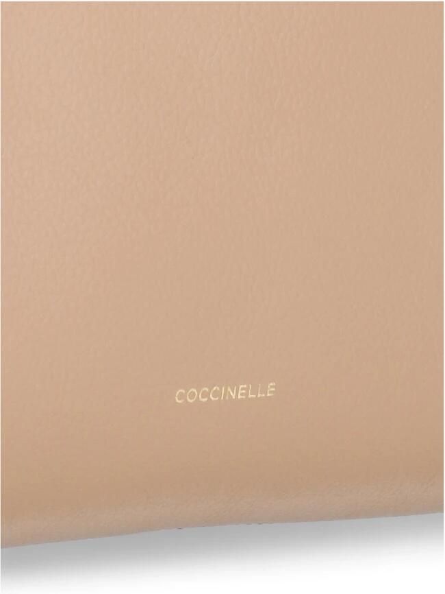 Coccinelle Bruine leren handtas met geweven handvat Brown Dames - Foto 2