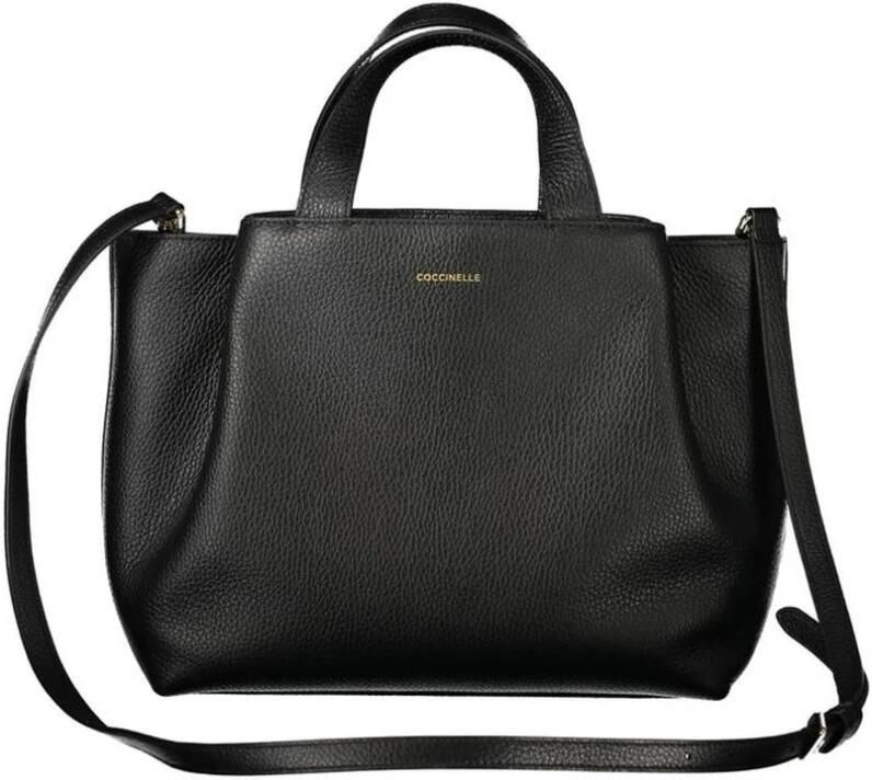 Coccinelle Elegante leren handtas met veelzijdige draagopties Black Dames - Foto 5