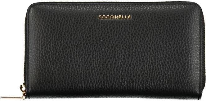 Coccinelle Elegante leren portemonnee met meerdere vakken Black Dames - Foto 3