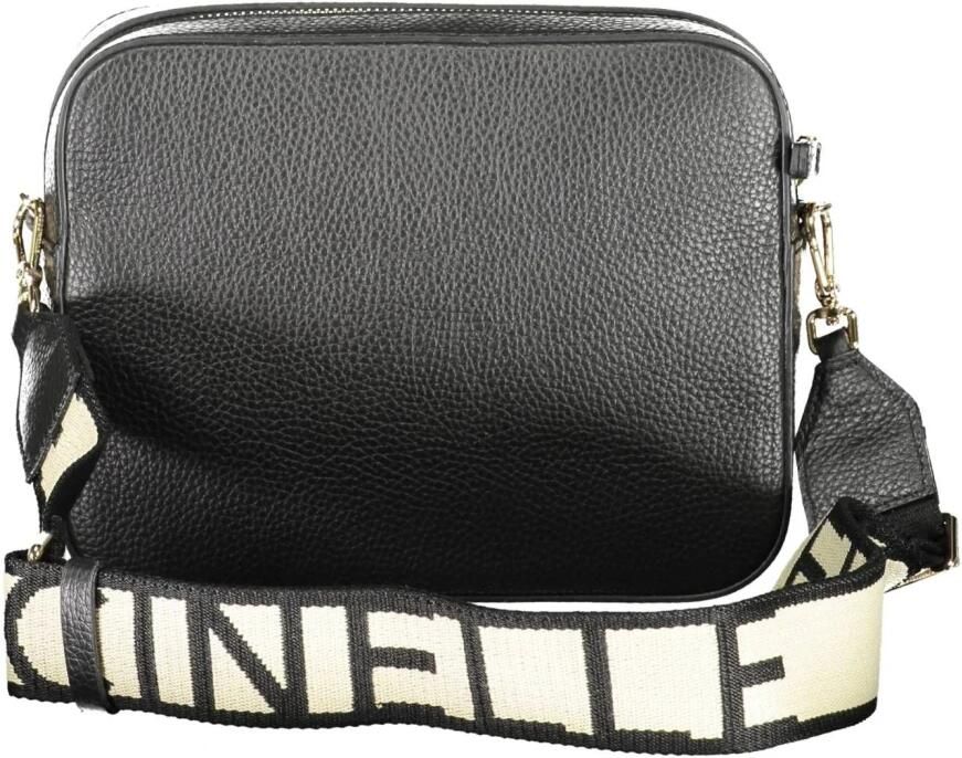 Coccinelle Elegante zwarte leren schoudertas met contrasterende details Black Dames - Foto 2