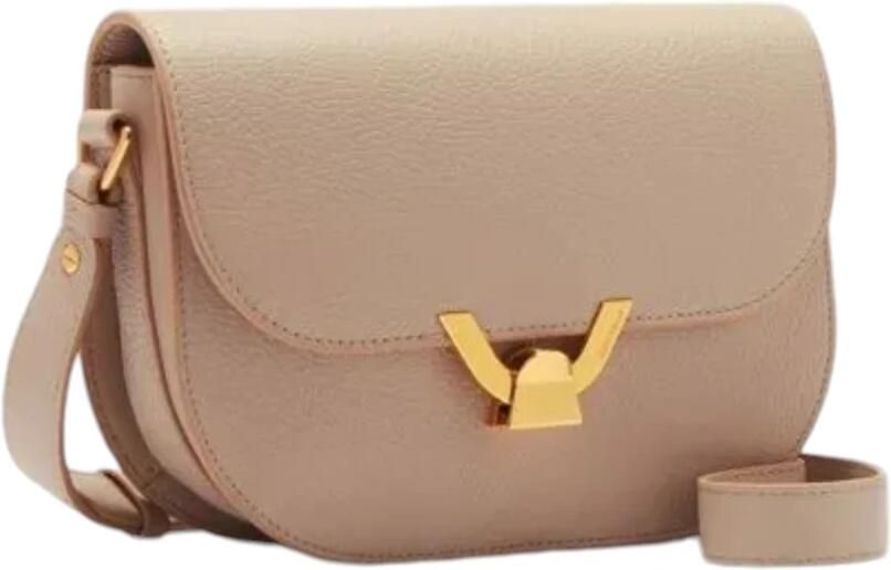Coccinelle Gestructureerde Boxy Tas met Verfijnde Twist Pink Dames - Foto 4
