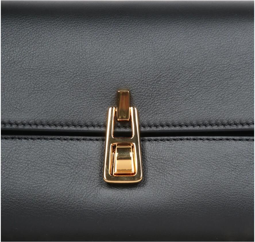 Coccinelle Gouden Ketting Schouderband Tas Black Dames - Foto 4