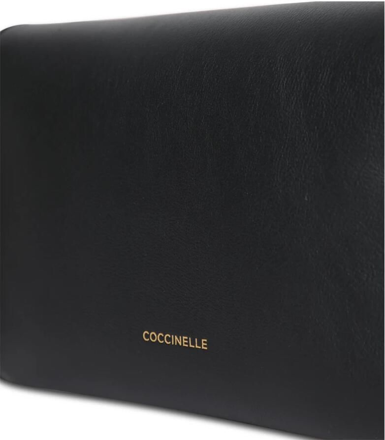 Coccinelle Gouden Ketting Schouderband Tas Black Dames - Foto 5