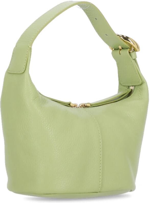 Coccinelle Groene gedeconstrueerde schoudertas met ovaal gesp Green Dames - Foto 5